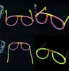 Combinação de Acessórios Glow Stick, Presilhas de Cabelo, Óculos de Caveira em Formato de Coração, Suporte para Lanterna, Conector Triplo, Design DIY