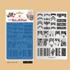Ferramentas de Nail Art Placa Impressa Multifuncional Flor Borboleta Rosa Fogos de Artifício Laço de Renda Guofeng Placa de Aço de Transferência