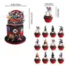 En Stock Decoraciones para Fiesta de Cumpleaños Temática de Demon Slayer Banderín Banderines de Tirar Adornos para Pastel Set de Globos