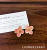 Pendientes Retro Vintage para Mujer, Pendientes de Botón Versátiles de Moda, Pendientes de Nicho de Lujo Ligero de Gama Alta al por Mayor