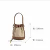 Bolso Cubo de Moda Popular de Este Año 2025 Nuevo Bolso de Hombro Cruzado de Nicho Bolso de Mano de Alta Gama para Mujer