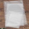 Bolsa al vacío sellada por tres lados en stock, bolsa plana al vacío de nailon sin imprimir, transparente, para embalaje de alimentos, grado alimenticio, bolsa sellada