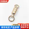 Girolo de Aço Inoxidável de Alta Velocidade Dourado com Rolamento de Esfera Duplo e Argola em Oito Conector para Giratório de Pesca