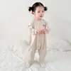 Mameluco para bebé, pijama de primavera/otoño/invierno, ropa de seda grado A para recién nacidos, cárdigan para bebé, mameluco de manga larga