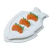Prato de Gelo para Sashimi Plástico Retangular Prato de Gelo para Peixe Redondo Prato de Gelo para Salmão Preenchido com Água Prato de Sashimi Comercial