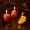 Molde de Silicona Frutal Fat Yaya DIY Manzana Plátano Fresa Piña Caqui Uva Pomelo Adornos de Velas de Frutas