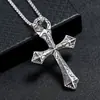 Joyería Versátil Unisex Simple, Colgante Decorativo de Cruz de Aleación Personalizado, Joyería Popular Europea y Americana de Venta Caliente