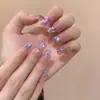 Unhas Usáveis Sexy Flash Personalizadas, Unhas Postiças de Alto Padrão, Adesivos de Nail Art Usáveis Gelo-Transparente, Adesivos de Nail Art Mais Vendidos, Produtos Acabados