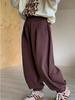 Pantalones de Otoño para Niñas 2026 Nuevo Estilo Pantalones Harem Infantiles de Otoño Estilo Coreano Pantalones Deportivos para Niñas Pantalones de Ropa Infantil de Moda