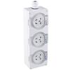 Interruptor de Enchufe Impermeable Integrado para Exterior Industrial de Superficie Cubierta 16A con Tapa Protectora Enchufe Antifugas