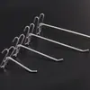 Ganchos de Tela para Prateleira de Supermercado, Ganchos de Tela de Arame de Ferro Galvanizado, Rack de Armazenamento Decorativo de Parede Lateral de Tela de Arame Duplo, Rack de Exibição