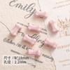 Serie Rosa Cuentas de Cerámica Pulsera de Hilo Joyería Material Hecho a Mano Aretes Cerámica Hecha a Mano Accesorios de Alta Temperatura Cuentas