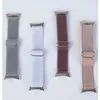 Adecuado para Google 1ª Generación 3ª Generación 41 mm 45 mm Correa Tejida Elástica de Nailon Pulsera Deportiva Ondulada Ajustable Casual