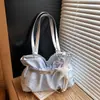 Bolso de Hombro Plegado con Estrella Estilo Coreano Nuevo Primavera 2026 para Mujer, Bolso Cruzado Versátil, Bolso Tote de Cuero Suave de Moda para el Trabajo