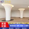 Fábrica customizada arte de parede de fundo para interior de shopping moderno de luxo e aeroporto GRG gesso colunas romanas irregulares atacado
