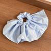 Elegante scrunchie coreano de color sólido con falda grande, versátil y simple liga para el cabello de cola de caballo para mujer