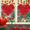 Pegatinas Estáticas Decorativas Temáticas de Amor al por Mayor 2026 Pegatinas de Pared Decorativas para el Día de San Valentín Transfronterizas para Ventanas de Centros Comerciales, Decoraciones de Entrada, Pegatinas para Ventanas de Cristal