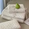Exportado a Corea, Cubre Cama de Algodón Doble Cara con Relleno Acolchado, Sábana de Cama Antideslizante para Tatami de Cuatro Estaciones, Colchoneta Fina, en Stock para Venta al por Mayor