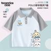 Camiseta Infantil de Manga Curta 2024 Novo Estilo Tops para Meninas e Meninos, Camisas Polo Tendência Estilo College