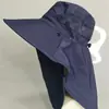 Sombrero de Senderismo para Hombre para Exteriores, Sombrero de Sol de Verano para Acampar con Ala Ancha, Chal, Máscara Facial, Sombrero de Pescador a Prueba de Viento e Impermeable
