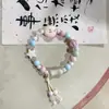 Jingdezhen Yuan Xiaohong Nuevo Pulsera de Manzana Arcoíris Diseño de Nicho Pulsera de Cerámica con Cuentas de Colores Pulsera Plana