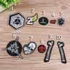 Parches con Insignias Bordadas Estilo Británico Tendencia Punk Calavera Decoración para Ropa Parches de Reparación Venta al por Mayor desde Fabricante