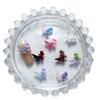 Nueva joyería de manicura Yiwu, deseo puro, tulipán salvaje, mariposa, joyería de manicura, decoraciones de manicura luminosas, venta al por mayor