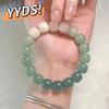 Novo estilo de pulseira Bodhi de jade branca transparente com corda de dedo, versão estudante, prato, pulseira de jogo, presente de namorada para casal de alta aparência