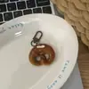 ¡La Alegría Está Fermentando! Llavero de Pan Croissant de Agua Alcalina Imitación, Colgante Divertido para Bolsa de Estudiante Nicho, Regalo Pequeño