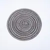 Porta-copos Tecidos Transfronteiriços 11cm Redondo Pequeno para Copo Doméstico Almofadas Resistentes ao Calor Tapetes Decorativos Almofadas Isolantes Estilo Japonês Antiderrapante