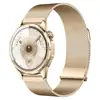 Aplicable a la correa del reloj Huawei GT7 de dos secciones, doble magnética, acero inoxidable milanés, pasador fijo, correa de reloj Huawei 18/22mm