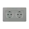 Comercio exterior 86 panel de enchufe de pared estándar europeo Europeo estándar europeo Alemán 16A regulación estándar alemán enchufe USB