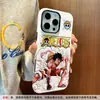 Luffy Es Adecuado para Apple 17Promax Dibujos Animados Lindo Iphone16Pro Lente Cubierta Completa 15 Dos en Uno