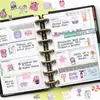 200 adesivos motivacionais cor-de-rosa, best-seller da Amazon, decoração tipo grafite para garrafas de água e livros, adesivos à prova d'água atacado