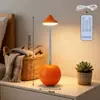 Luz de Noche LED Popular Transfronteriza Recargable Iluminación de Dormitorio Lámpara de Mesa Decorativa Creativa Control Remoto Luz de Atmósfera para Mesita de Noche