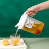 Jarra de Agua Fría de Gran Capacidad, Jarra de Agua Fría Doméstica Estilo Chino para Refrigerador de Verano, Jarra para Bebidas de Té y Jugo Resistente a Caídas y Alta Temperatura