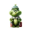 Navidad Transfronteriza Dibujos Animados Grinch Colgante Creativo Decoraciones para Árbol de Navidad Adornos Colgantes Acrílicos Xianghong