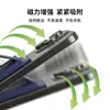 Soporte de Tarjeta Magnético de Cuero Magsafe Soporte Pegatina Trasera Invisible Perezoso Multifuncional DIY Soporte de Tarjeta de Cuero para Teléfono Móvil