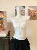 Nuevo Top Camisola de Encaje con Diseño de Nube Puro Deseo para Mujer con Almohadillas en el Pecho Versátil Capa Base Ropa Interior Top Corto Espalda Hermosa