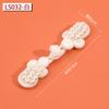 Fivela de borla com contas feita à mão Corrente de pérola e cristal costurada à mão Botão chinês terno Tang cheongsam moda nacional botão decorativo