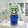 Llavero de Muñeco de Mario de Dibujos Animados Colgante Super Mario Colgante para Mochila Escolar Accesorios de Plástico Suave de PVC Caja Sorpresa Gashapon
