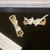 Pinza para el Cabello Mariposa Ojo de Gato Estilo Bosque Dulce Clip Retro Francés de Gama Alta para Flequillo Lateral de Hada Clip para el Flequillo