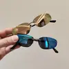 2026 Nuevo Modelo Metal Color Degradado Tendencia Unisex Ojo de Gato Moda Europea y Americana Personalidad Tendencia Protección Solar Gafas de Sol