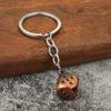 Cartões de liga de zinco direto da fábrica Gambler Dice Mahjong Plug Win Car Keychain Pingente Pingente Presente