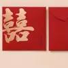 Luomei Móveis para Casa 50 Mini Envelopes Vermelhos para Bloqueio de Porta de Casamento, Sacos Criativos de Envelope Vermelho para Bloqueio de Porta de Casamento, Envelopes de Dinheiro da Sorte