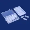 Caja de Almacenamiento de Plástico Transparente Desmontable de 36 Compartimentos para Joyería, Componentes Digitales, Equipo de Pesca, Piezas de Herramientas, Caja Organizadora de Tornillos