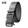 Nuevo Cinturón de Hebilla de Hierro Liso Cinturón de Entrenamiento para Exteriores para Hombre Cinturón Casual para Negocios Combinable Cinturón Táctico de Nailon