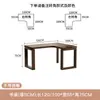 Escritorio de Madera Maciza Simple de Esquina con Estantería Integrada Montado en Pared Forma de L Escritorio para Estudiante Hogar Escritorio Forma de 7 Dormitorio Estación de Trabajo