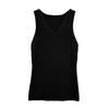 Chaleco de cachemira pura para mujer, otoño e invierno 2024, top interior ajustado con cuello en V, camisa de punto sin mangas de cachemira