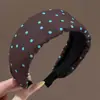 2026 Nuevo Estilo Diadema de Mujer Plisada de Ala Ancha Sensación de Alta Gama Cubre la Parte Superior del Cráneo Hace que la Cara se Vea Más Pequeña Cubre la Raya del Cabello Pinza para el Cabello Accesorio para el Cabello